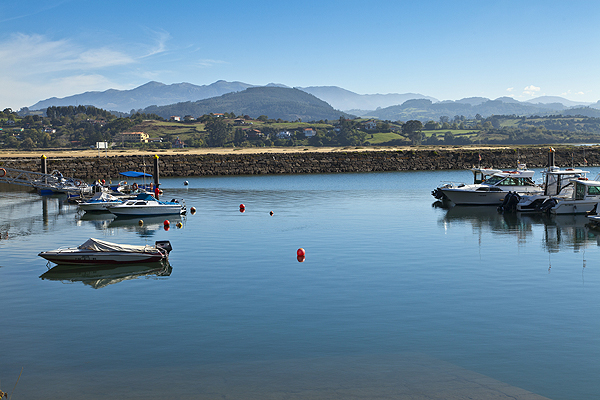 Villaviciosa estuary in Asturias