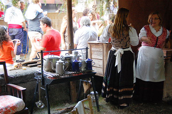 Medieval fair in Porrua, Asturias