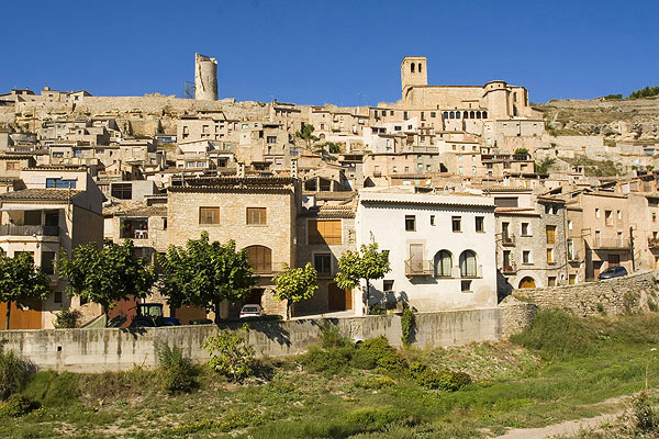 Romanic village of Guimera in Lleida province