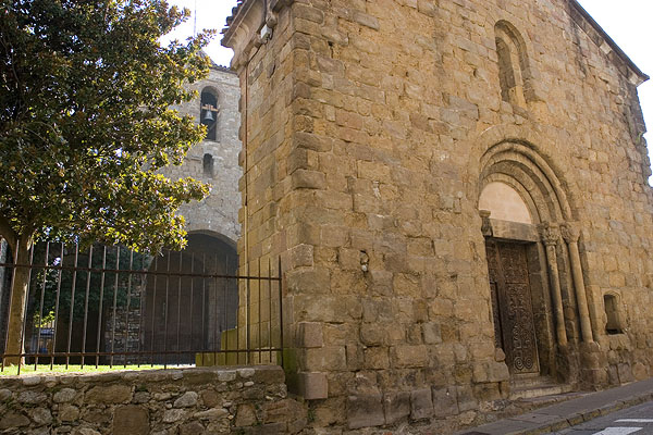 Sant Joan de las Abadesses monastery in Catalonia Pyrenees