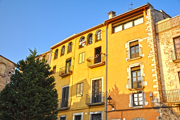 Old quarters of Girona city