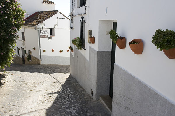 A street in one of the Pueblos Blancos 