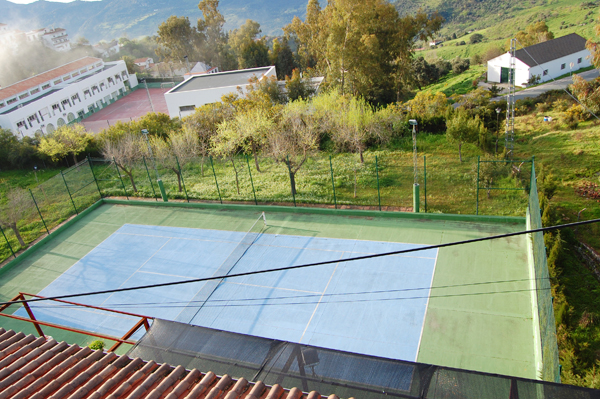 Municipal tennis court in Gaucin