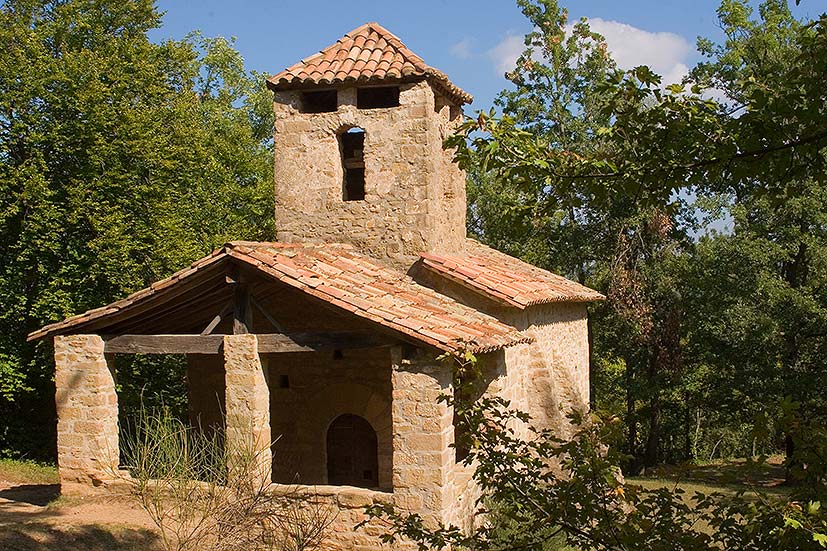 Romanic chapel near Les Preses