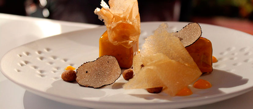 dessert made with truffle