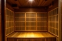 Interior of sauna