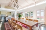 Kitchen / dining area opens to courtyard and terraces