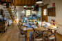 Lovely interior open space: dining / kitchen / living