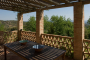 Furnished terraces with shade and views