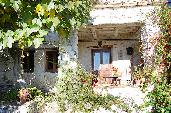 The house seen from lower terrace