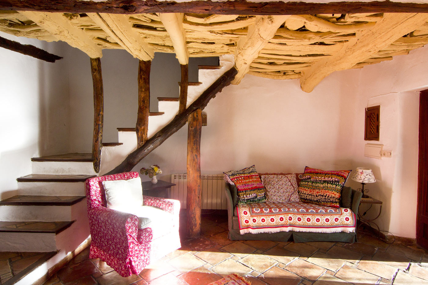 Small sitting area on ground floor 