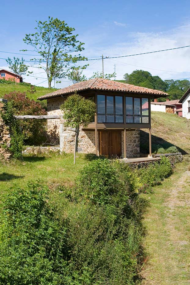 On the edge of little village with one bar / restaurant