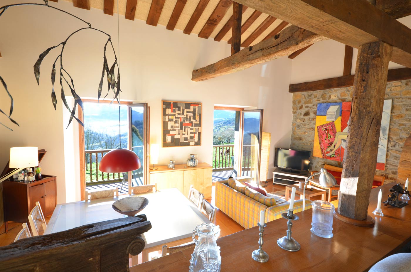 Salón con vistas