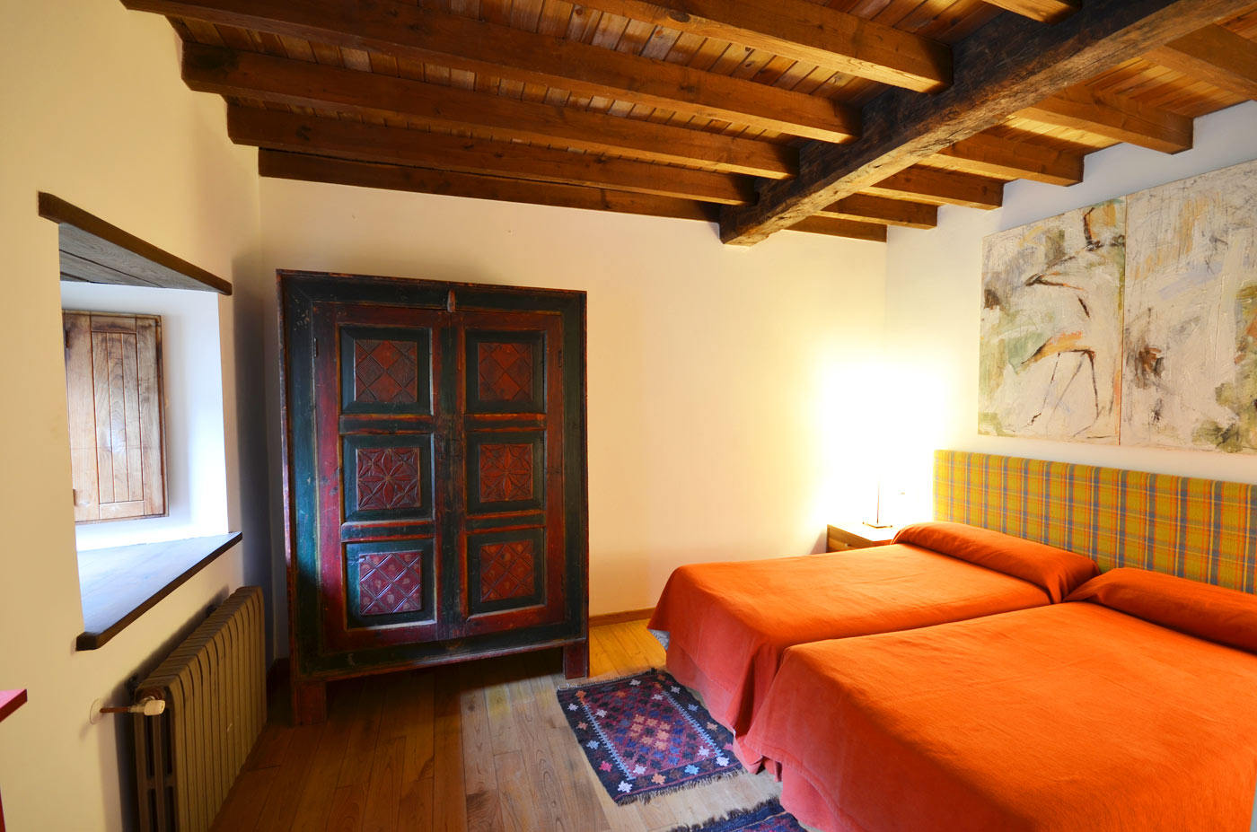Habitación con dos camas