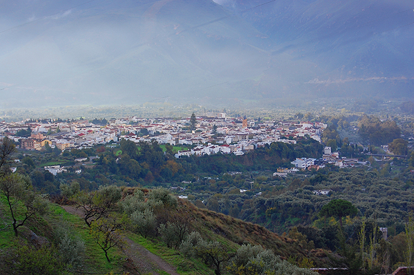 Orgiva after a rainy day in November 2012