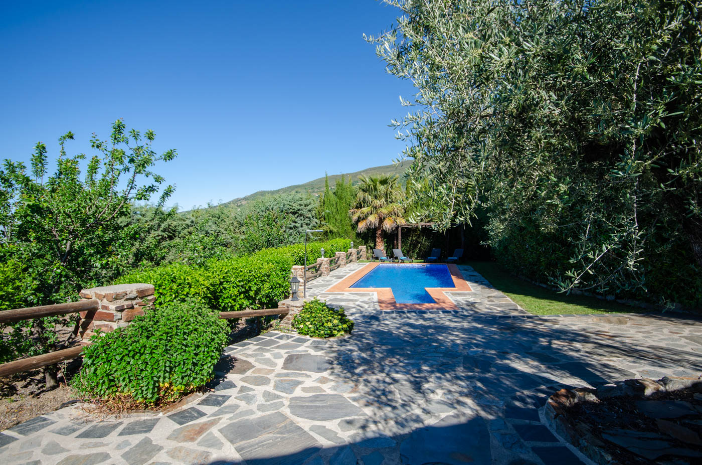 Terrazas con zonas ajardinadas