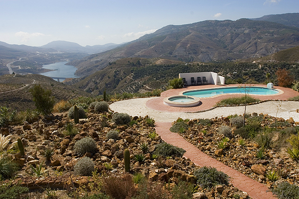 Views from a holiday villa near Lanjaron