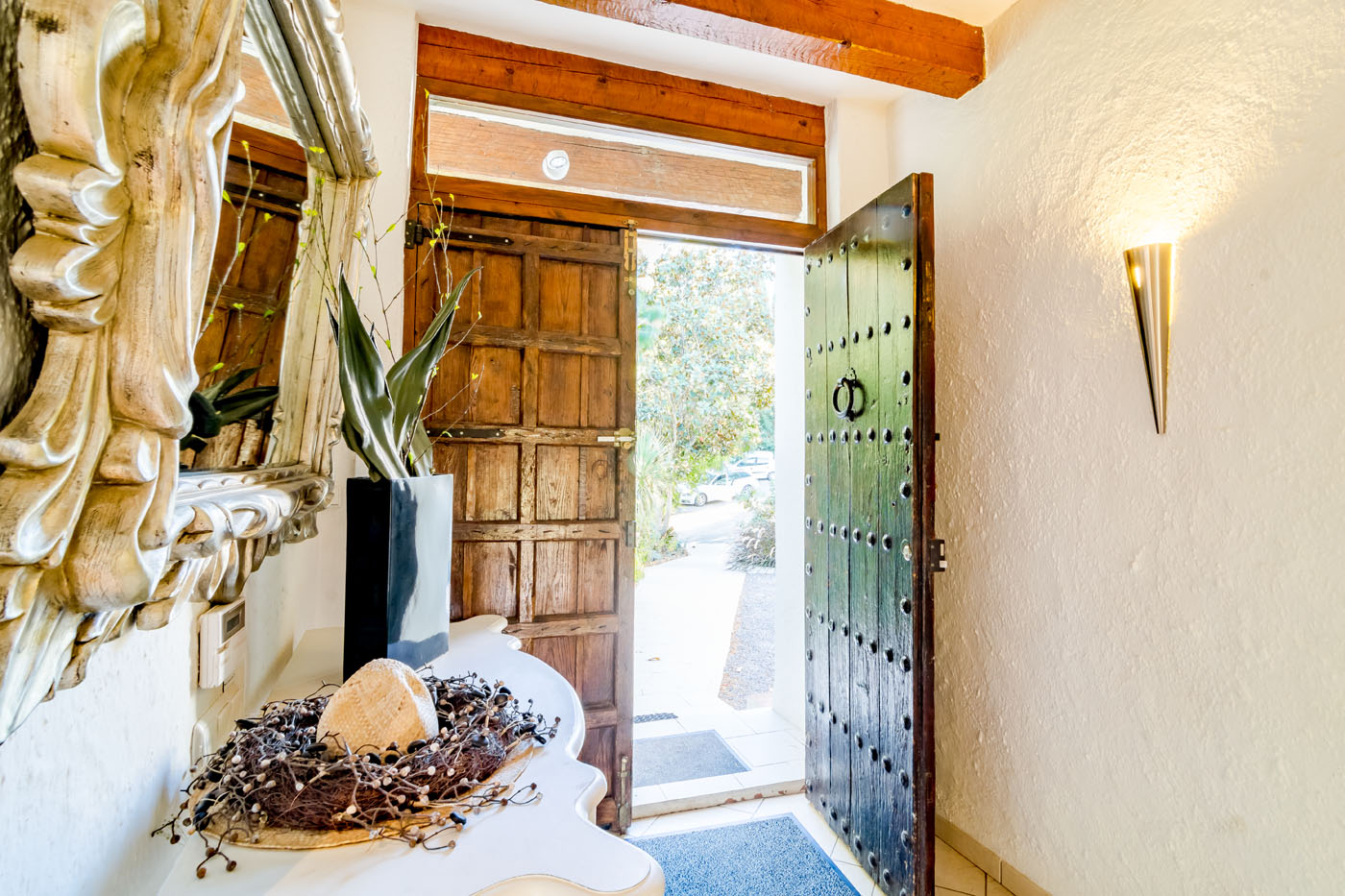 Entrando a tu casa vacacional 