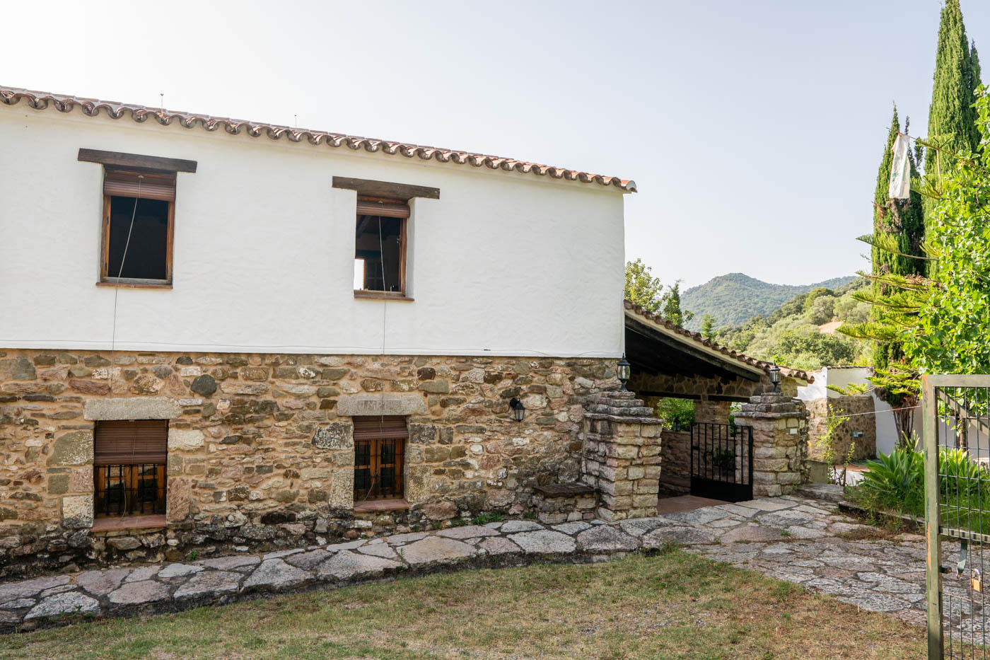 Entrada al cortijo