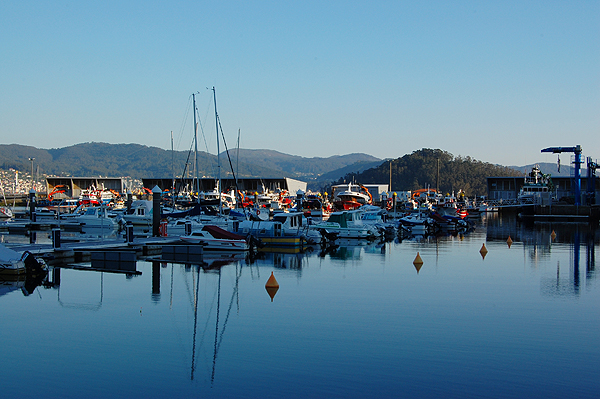 Sunset at Combarro port