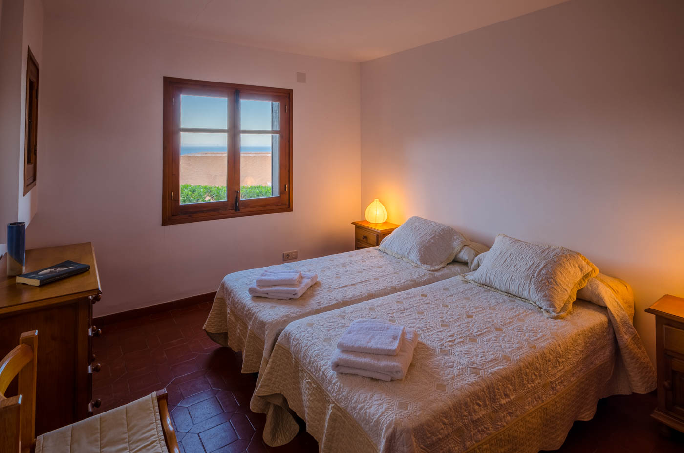 Habitación con dos camas