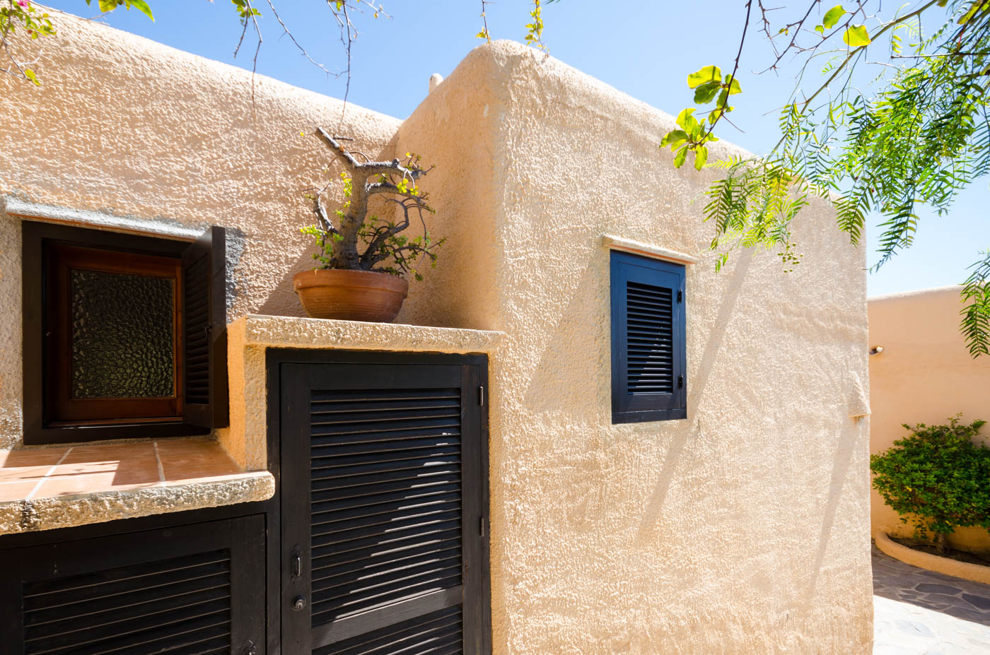La arquitectura tradicional nos recuerda a Marruecos