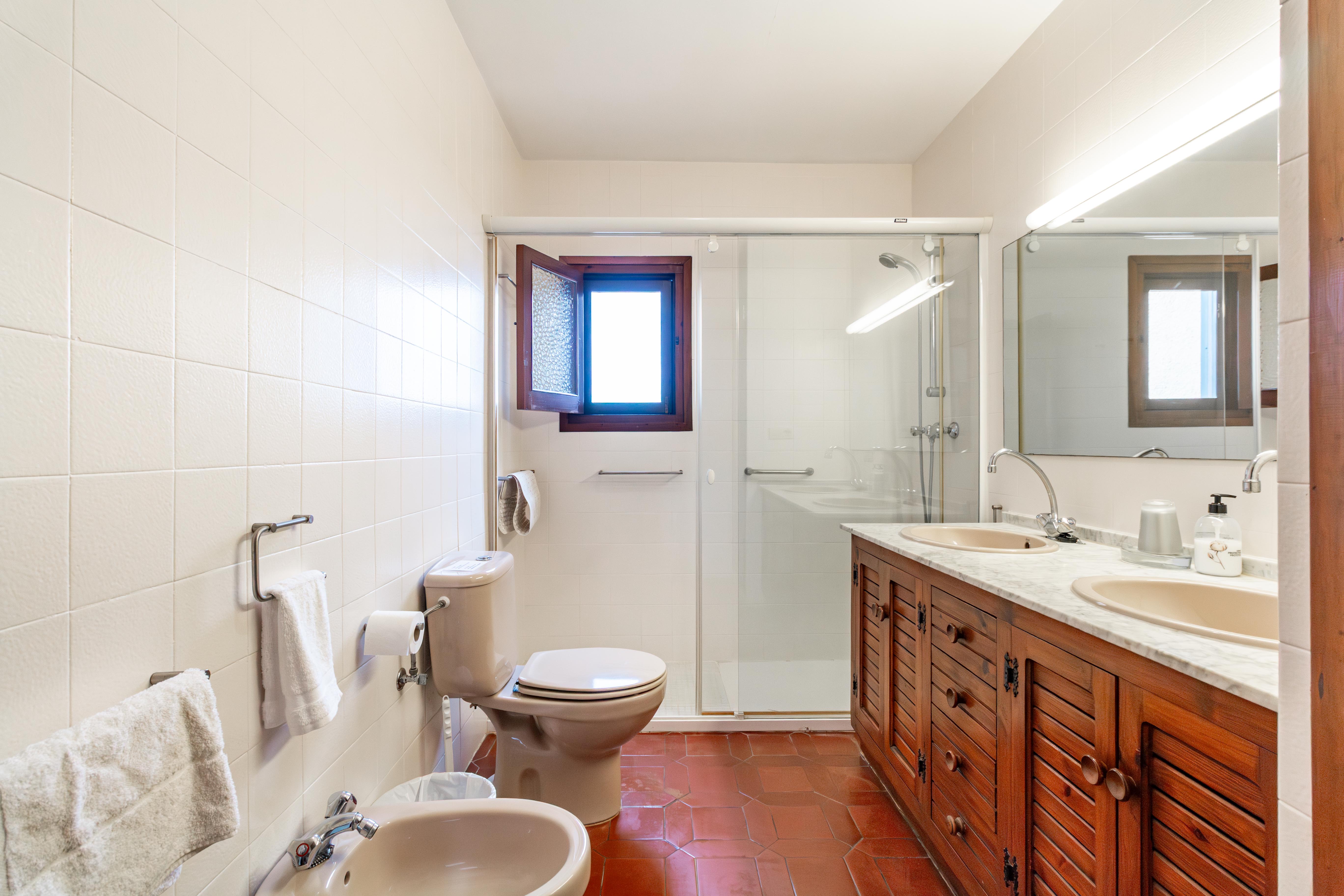 Bathroom with walk-in shower