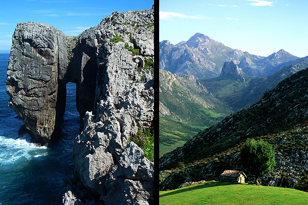 Green Spain combines dramatic coastal and mountain scenery