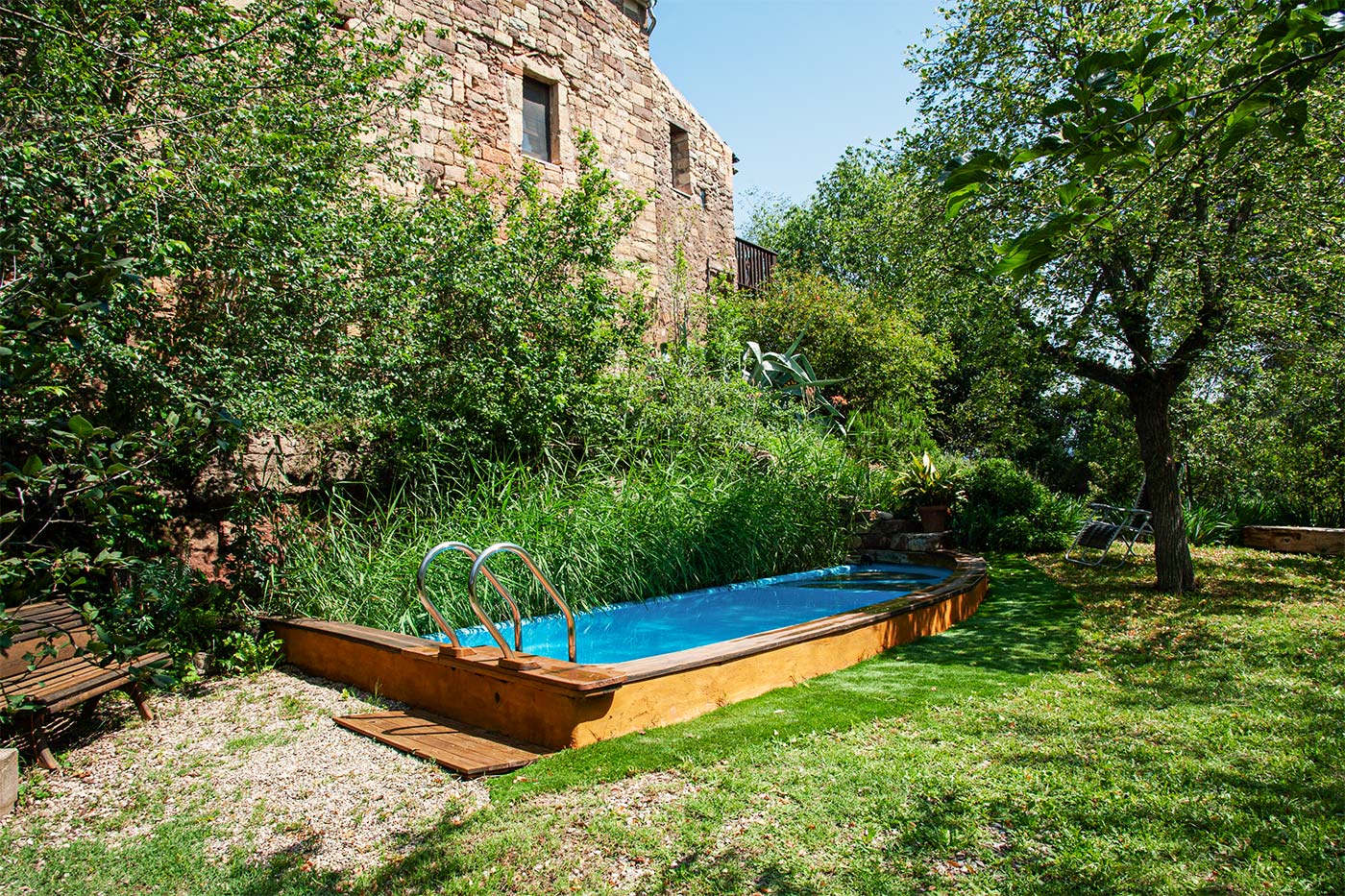Small but sweet pool in private grounds
