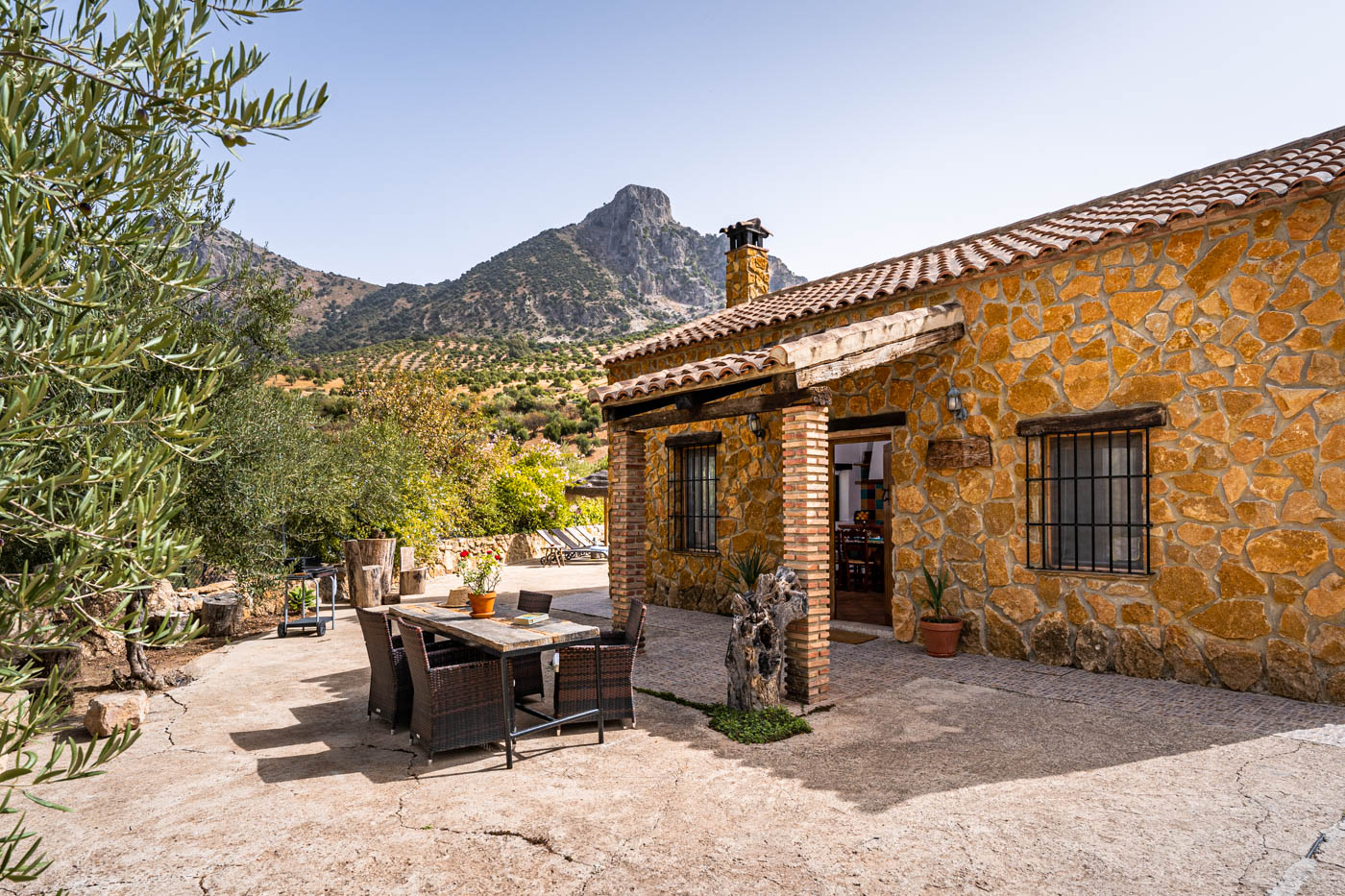 Patio delantero / entrada a la casa