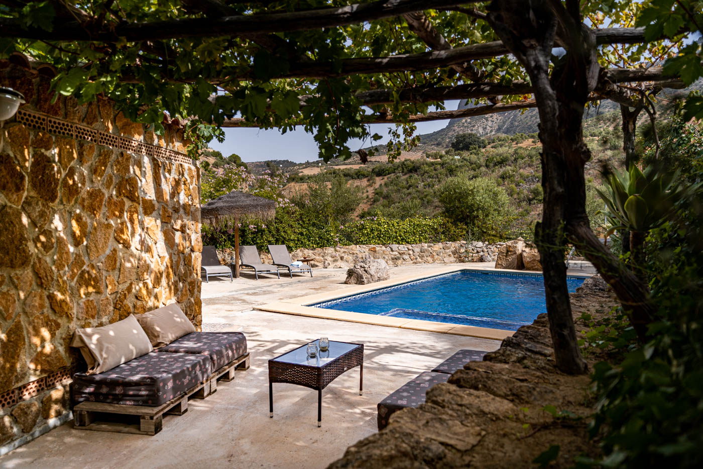 Zonas exteriores con intimidad