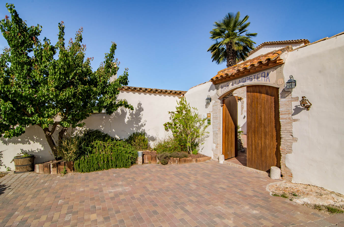 Puerta principal al patio