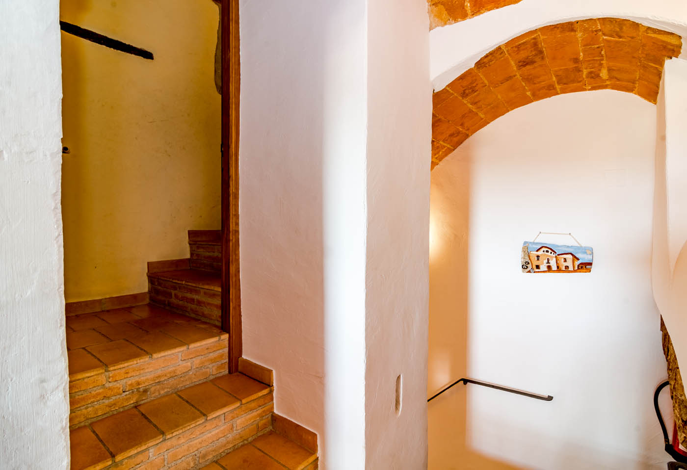 Escaleras a la habitación del ático