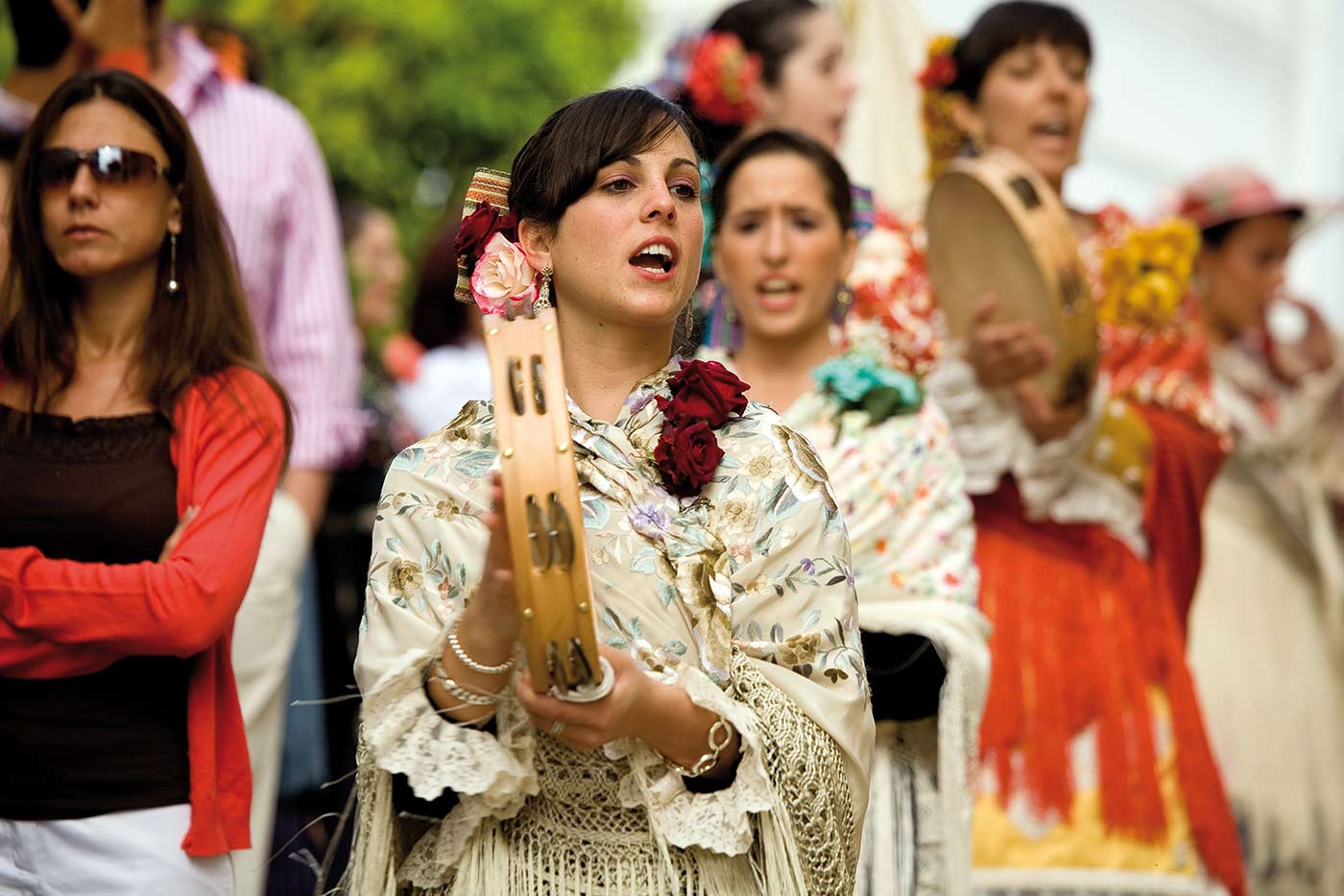 Traditional fietas in Aracena are taken seriously