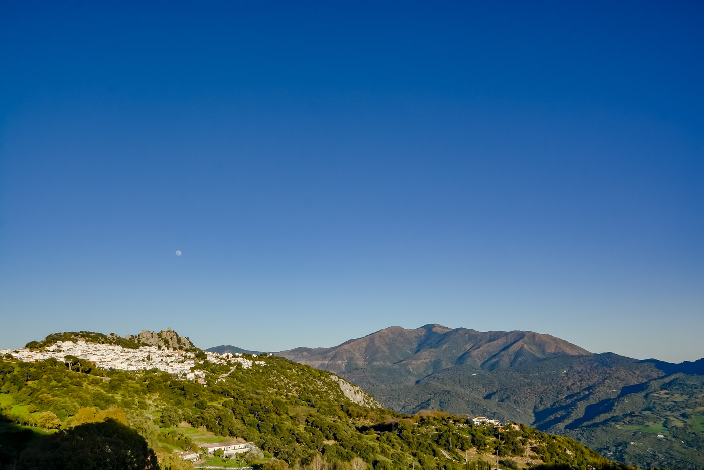 The nearby mountain village of Gaucin