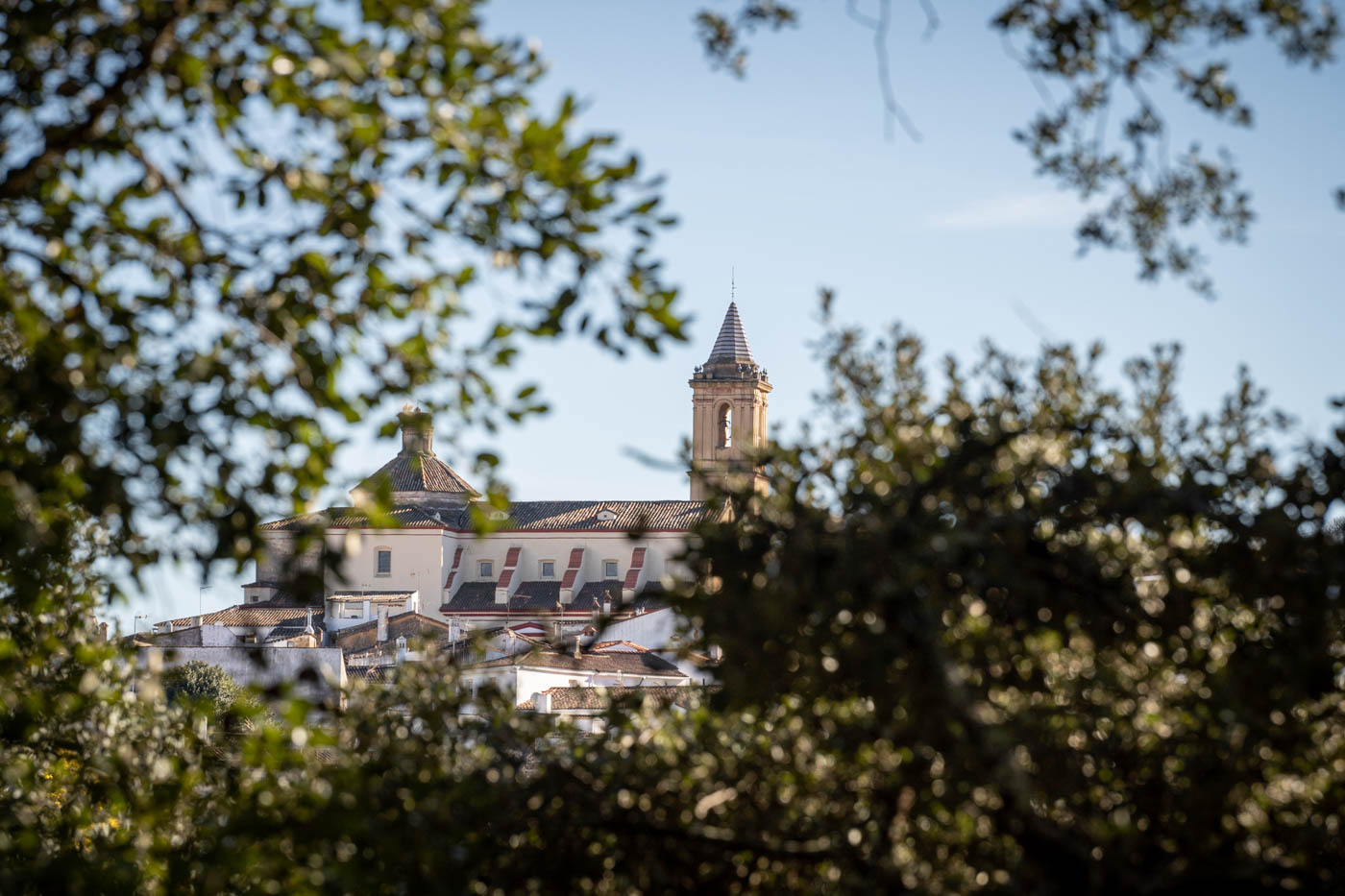 Jabugo de nuevo visto desde la distancia
