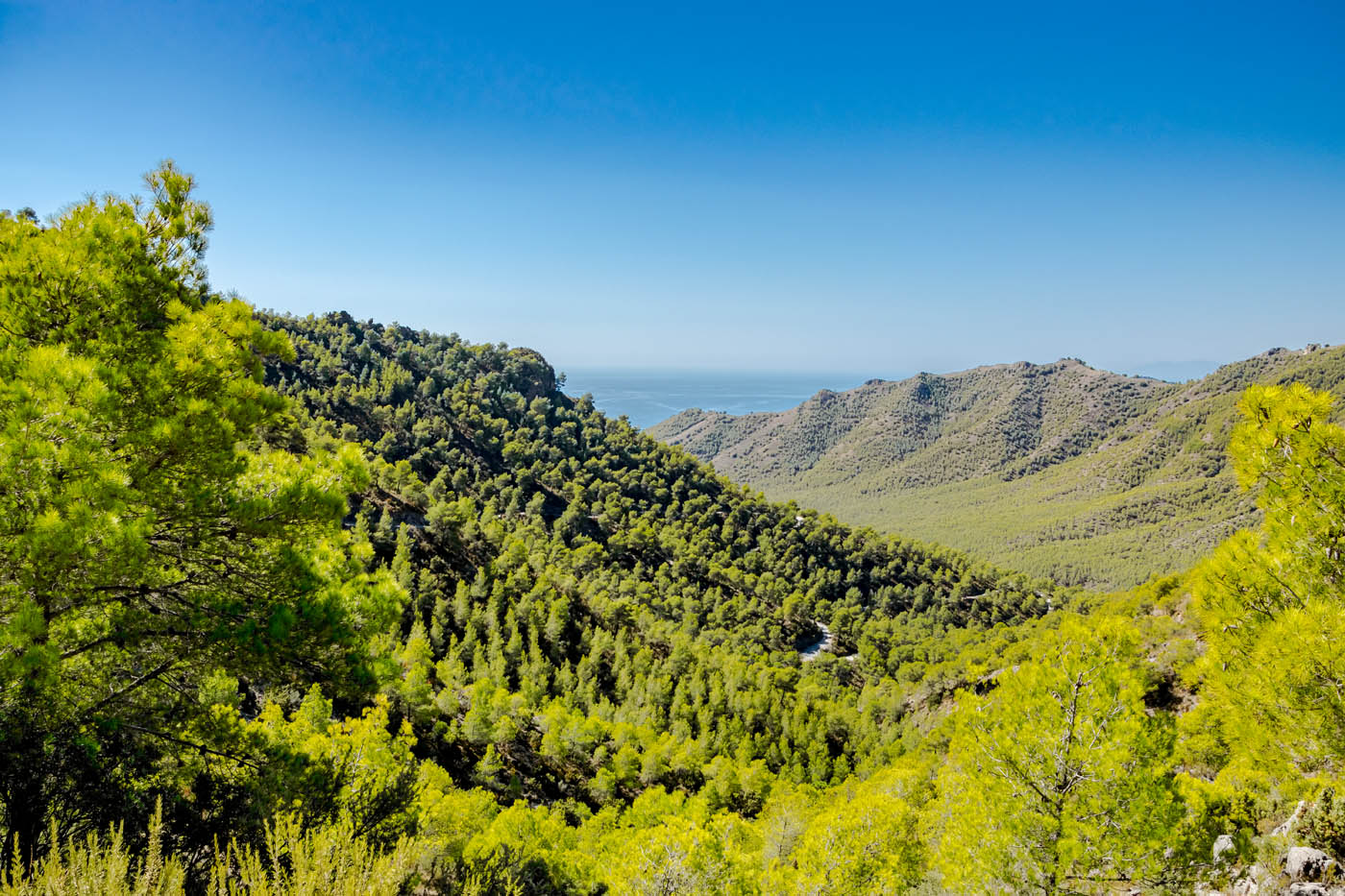 View close to Frigiliana Town