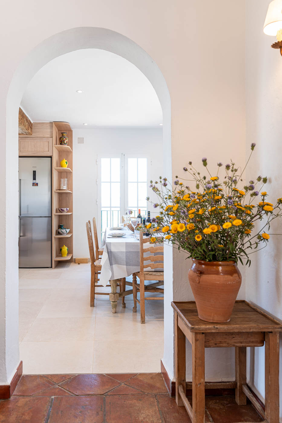 Kitchen from living area