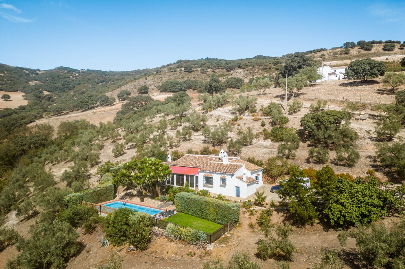 Excellent privacy surrounded by farmland