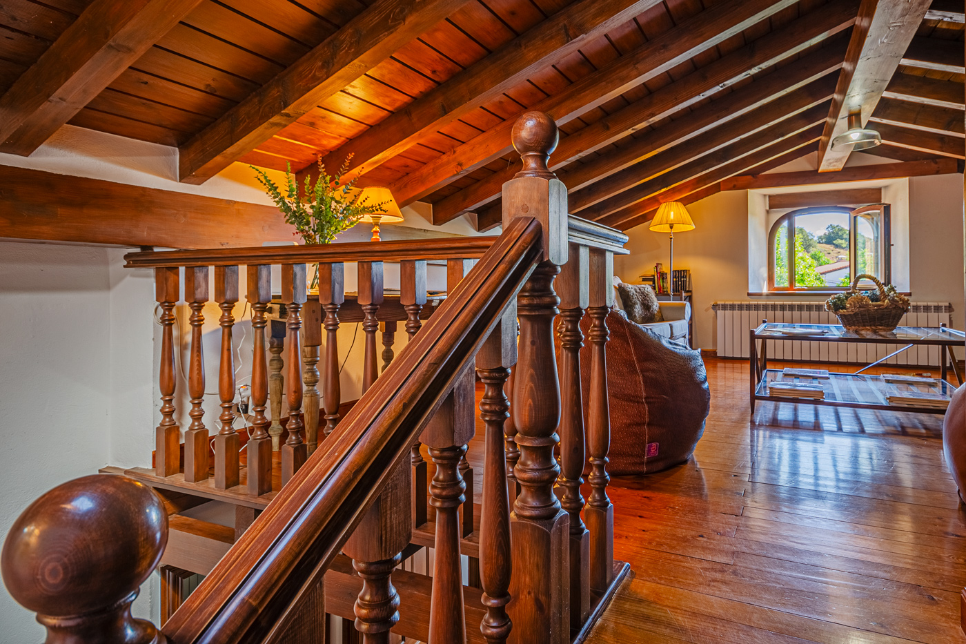 Loft: living space TV room