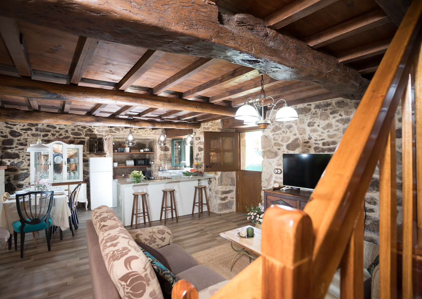 Stairs to second floor