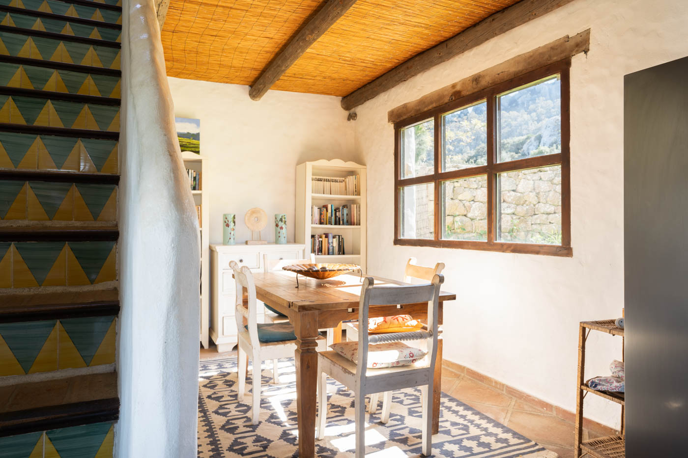 Bedrooms are on first floor (steepish steps)