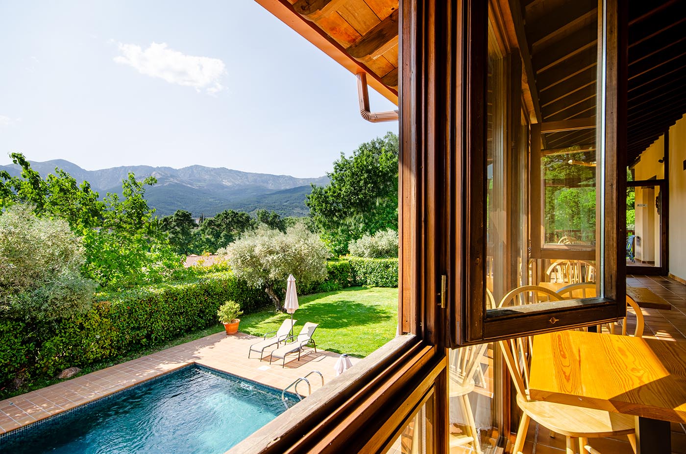 Views to Gredos mountains