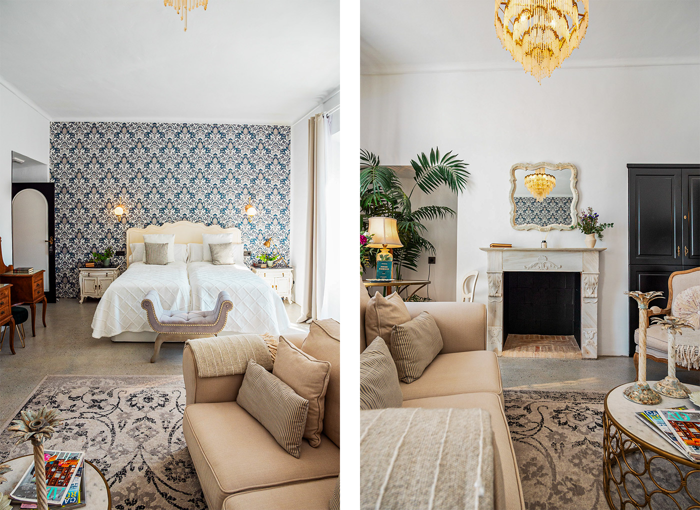 Suite 4 con acceso a dormitorio secundario desde su salón