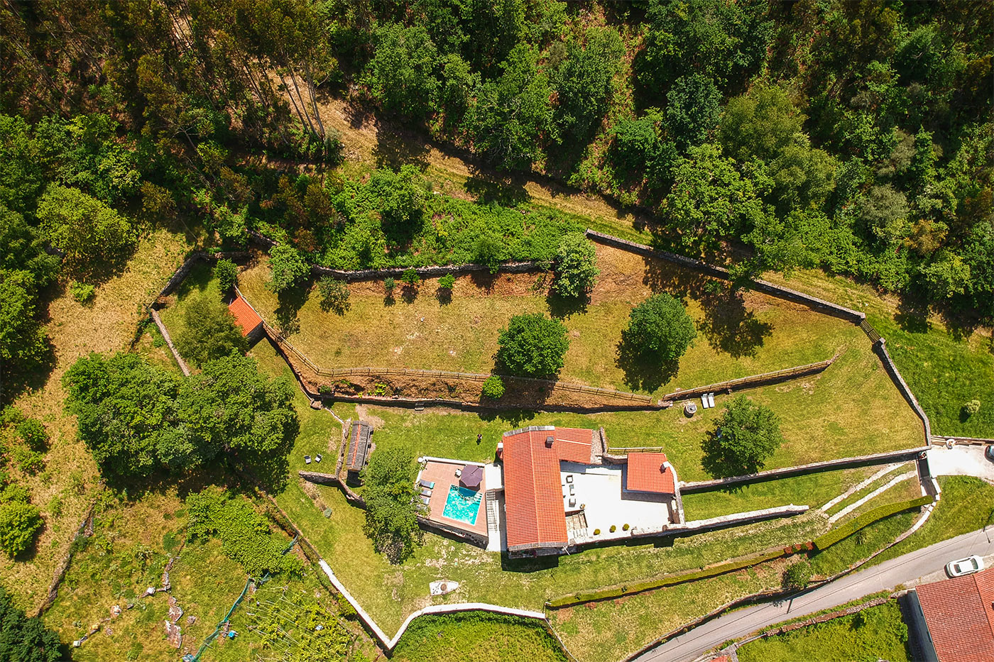 Your holiday home seeing from the sky