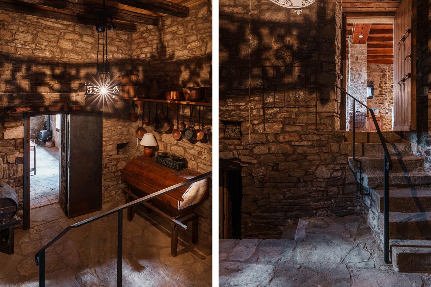 Acceso a espacio dedicado al horno de leña