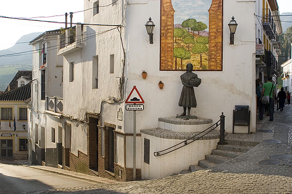 Street in Axarquia village