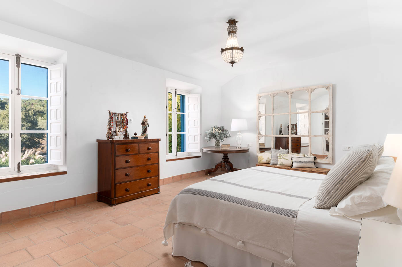 Master bedroom on first floor