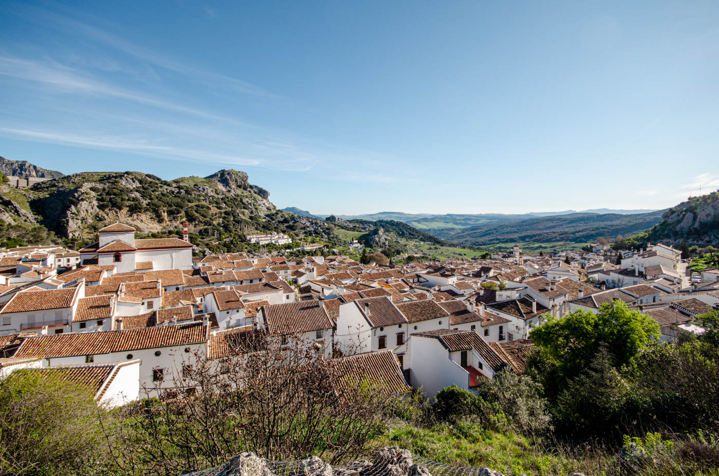 El pueblo de Grazalema está a 12 min en coche