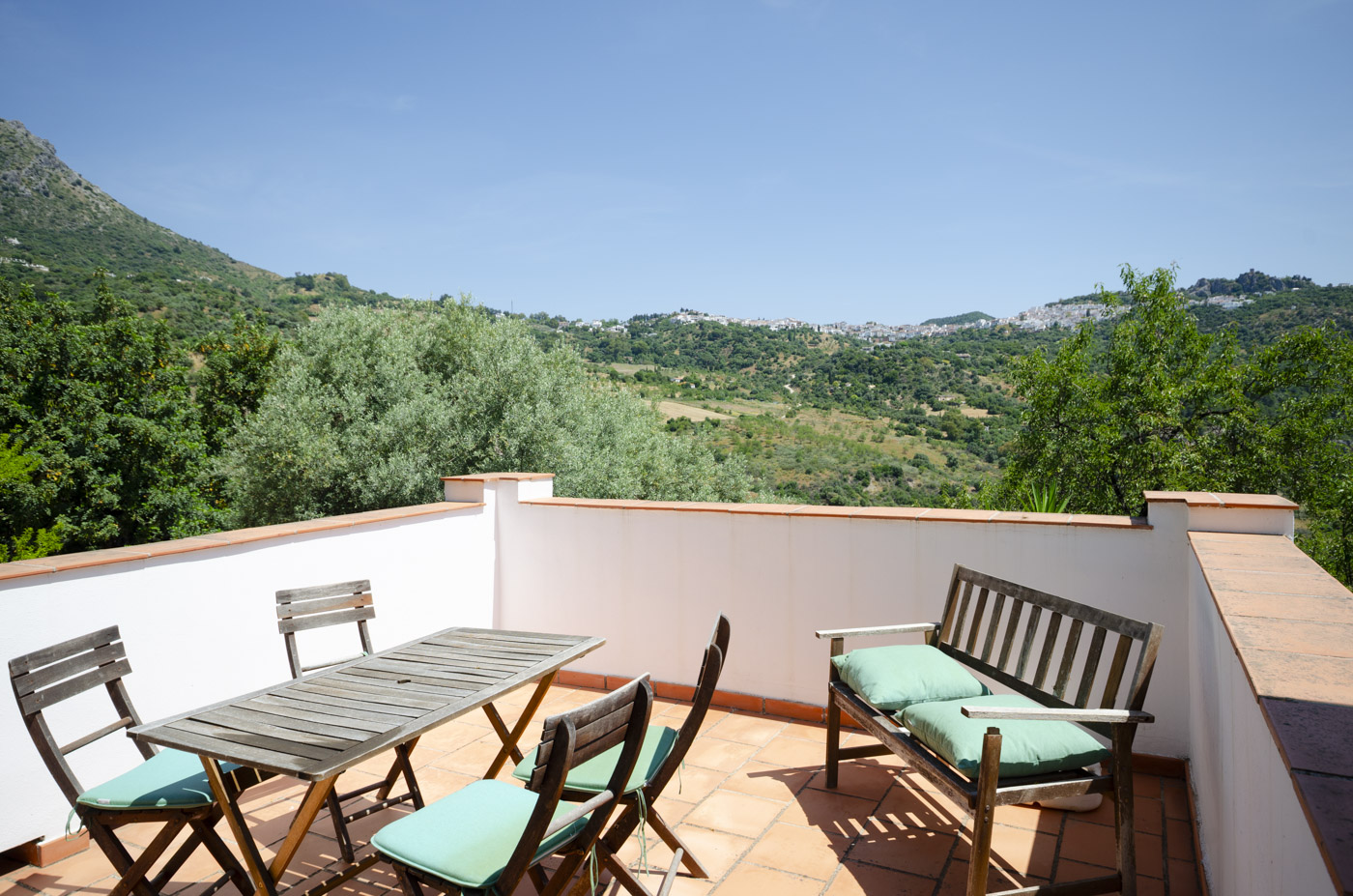 First floor terrace, also with views to Gaucin